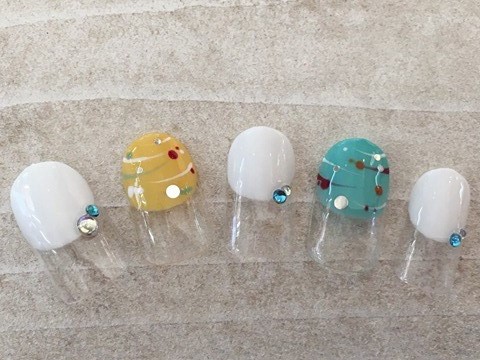 浴衣ネイル