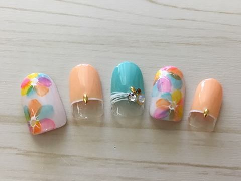 フラワーネイル